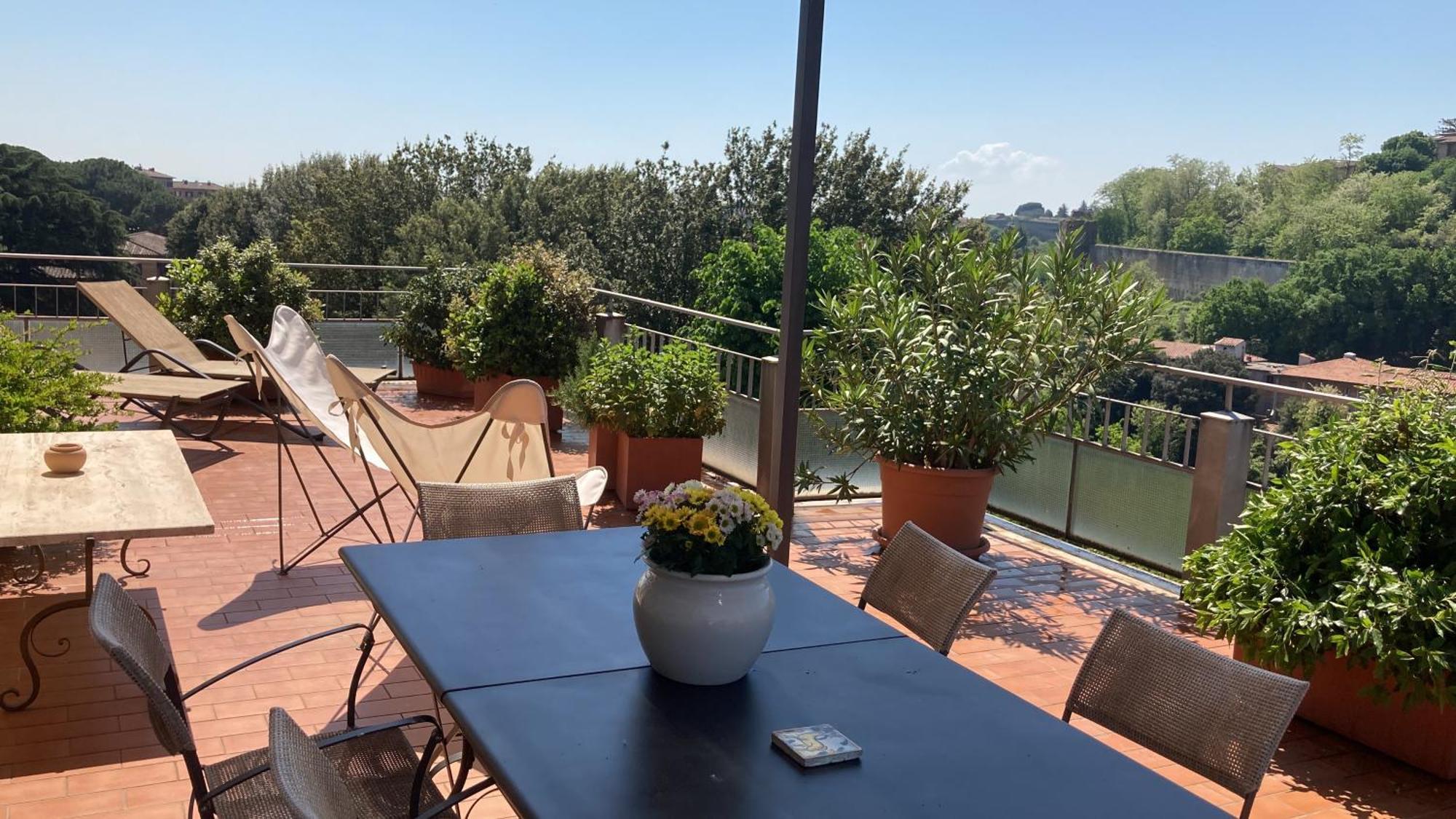 Apartamento Attico San Francesco Siena Exterior foto